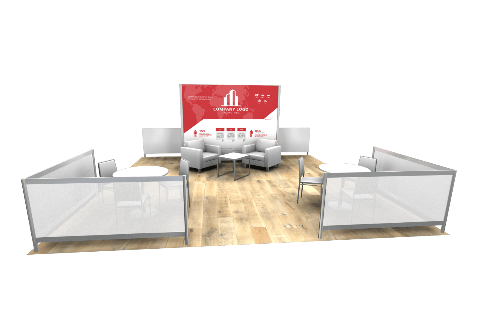 Booth J – 20 ft wide